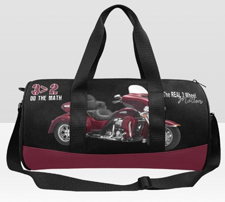 3>2 Customizable Harley Trike Travel Duffle Bag