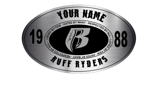 RR Stainless Steel Personalized Belt Buckle