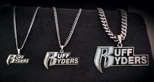 RR Stainless Steel Ol' School Pendant w/Chain