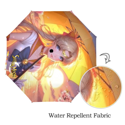 Sailor Venus Semi-Automatic Foldable Umbrella