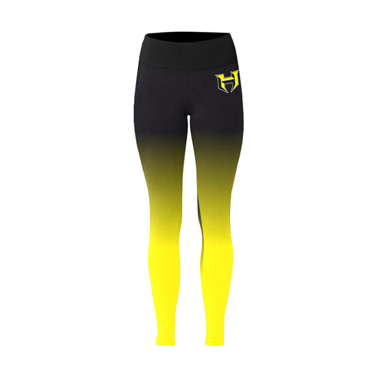 HYA Eagles Leggings H Blk/Ylw Gradient