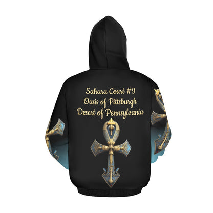 Nubian Queen All Over Print Hoodie 2 (Add your name)