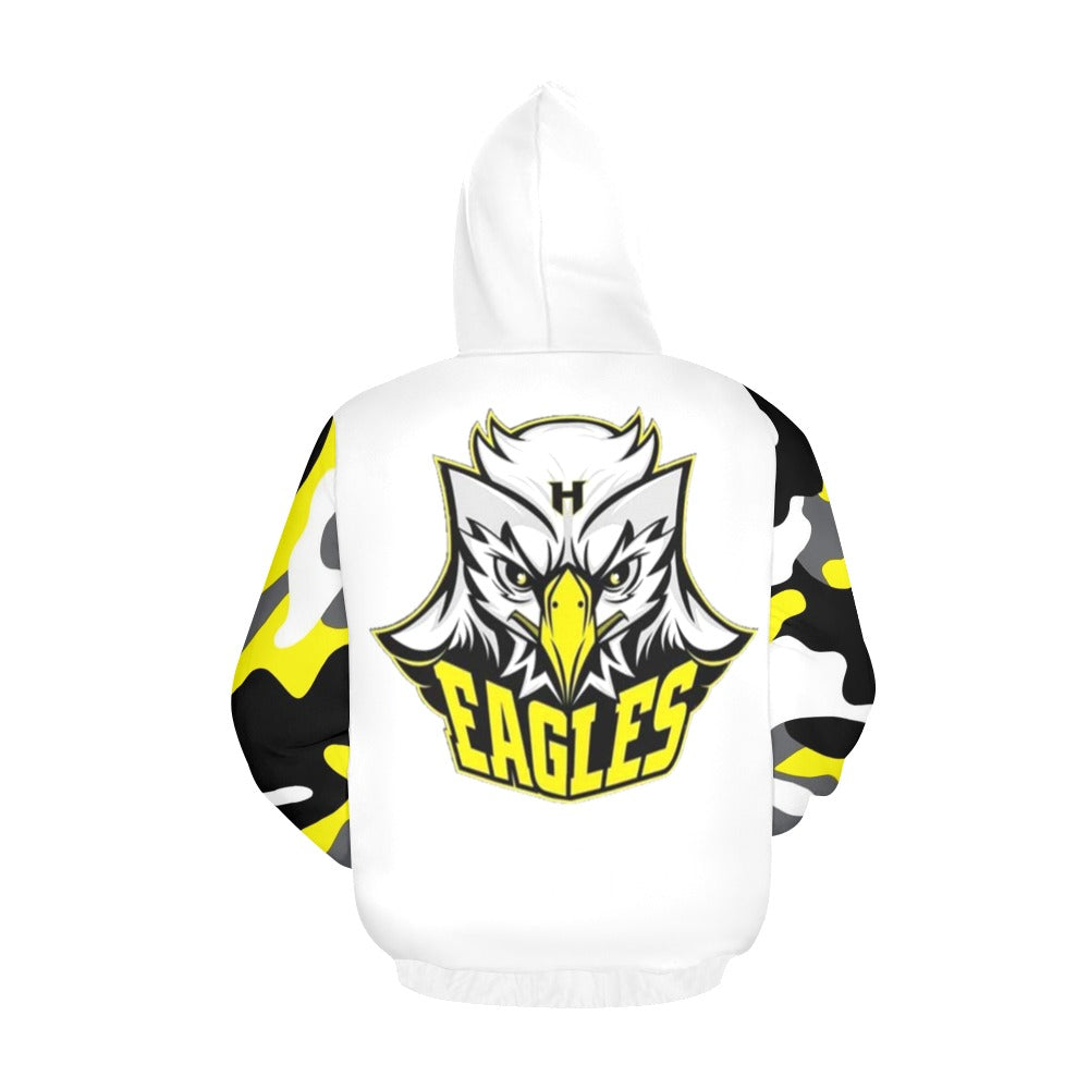 HYA Eagles Silky Hoodie Camo Wht