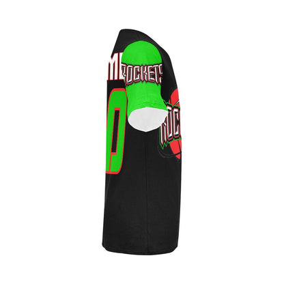 Rockets Tee Blk (Add Player's name and number)