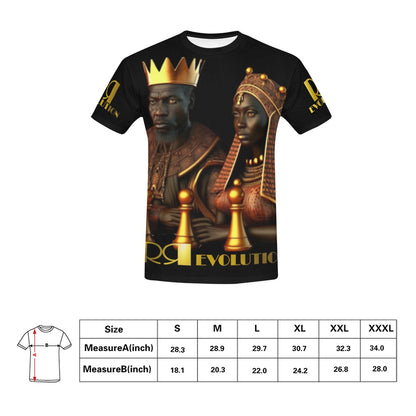 R Evolution Checkmate King and Queen - Unisex Tee