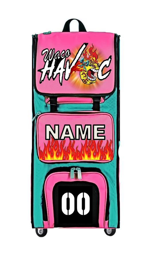 Waco Havoc Tall Rolling Baseball Bag