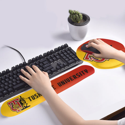 Tuskegee Mat and Wrist Guard Keyboard Mouse Pad Set