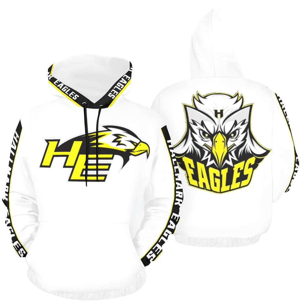 HYA Eagles Silky Hoodie Wht