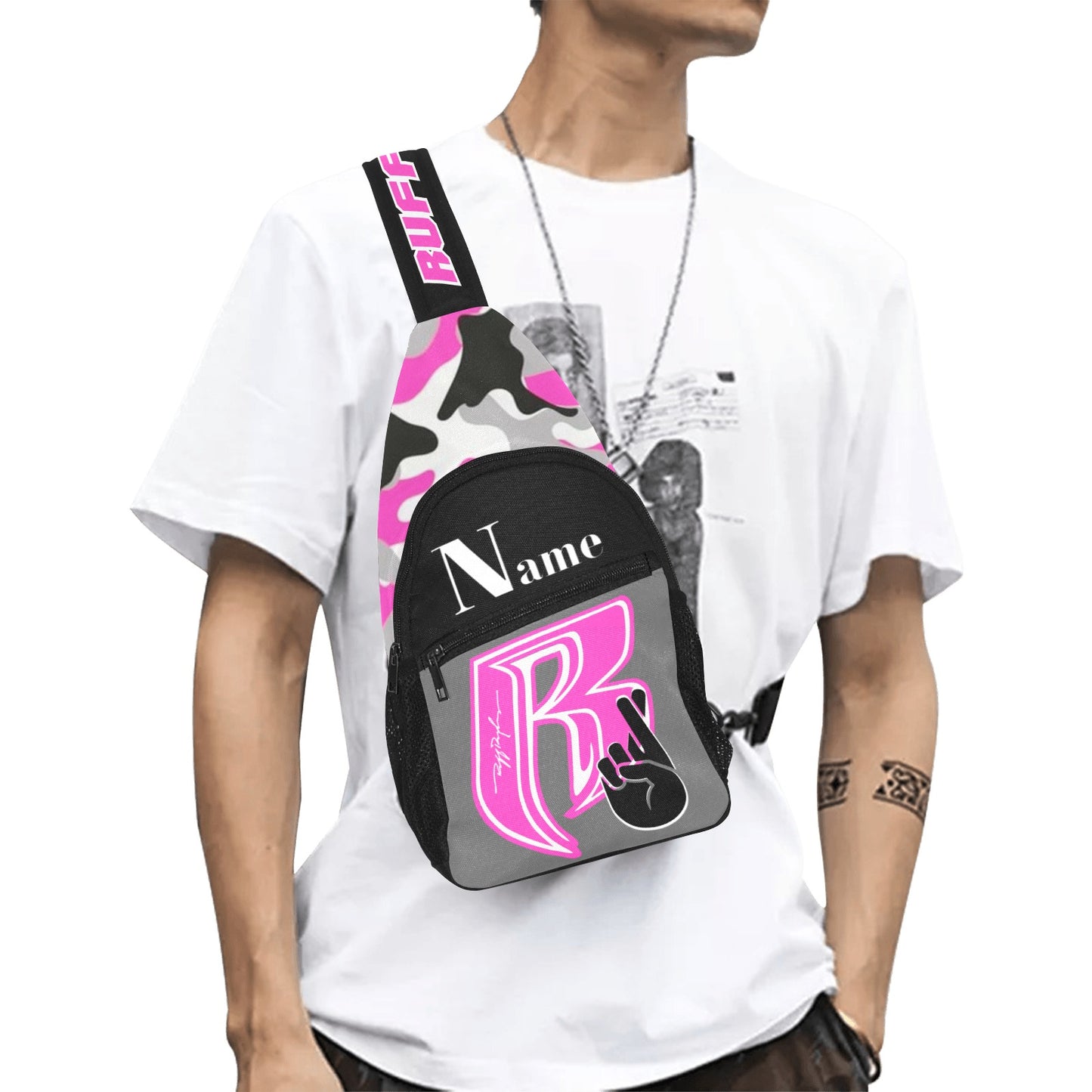 RR Custom Name CAMO Crossbody Bags - 6 Colors. To Create Your Own Contact Us