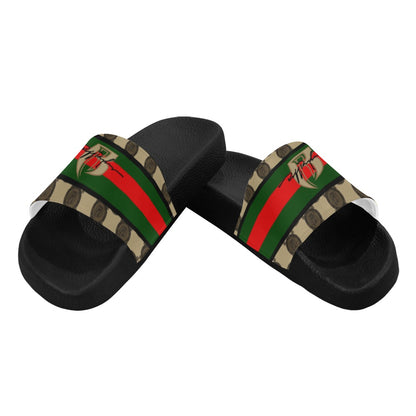 RR Gucci Inspired Slides Brwn - Mens and Womens