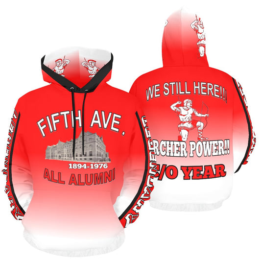 Fifth Avenue High School All Alumni Customizable Hoodie - Add your graduation year.