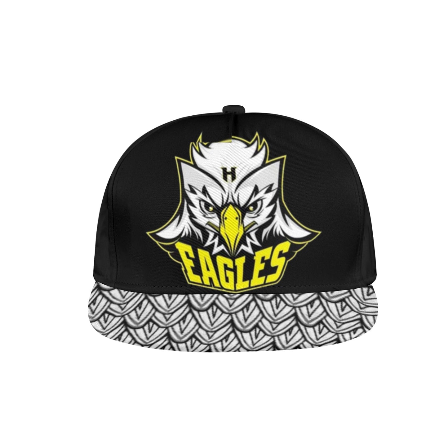 HYA Eagles Snapback Hat Eagle Wings Blk