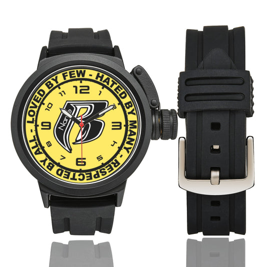 RR Mens Sports Watch Yellow - Add your name.