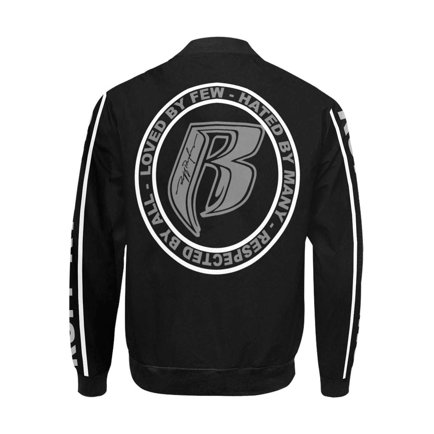 RR Bomber Jacket Blk/Gry