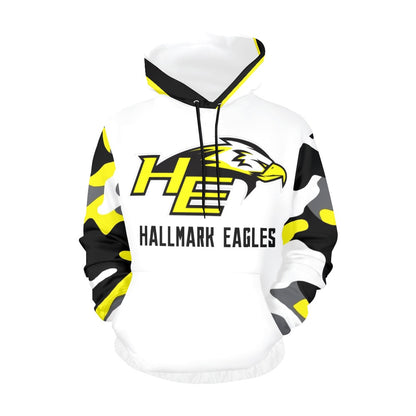 HYA Eagles Silky Hoodie Camo Wht