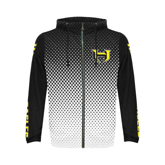 HYA Eagles Zippered Hoodie H Sports Dot Blk