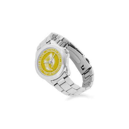 RR Unisex Stainless Steel Watch Yellow - Add your name.