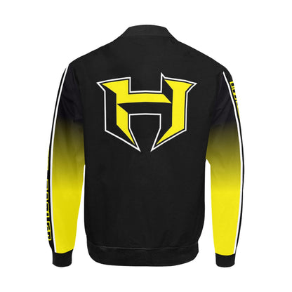 HYA Eagles Warm Up Jacket H Blk/Ylw Gradient