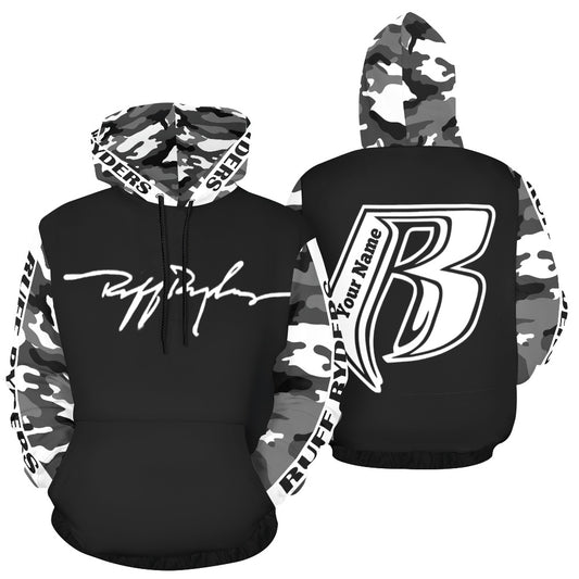 RR Silky Hoodie Camo Sleeves