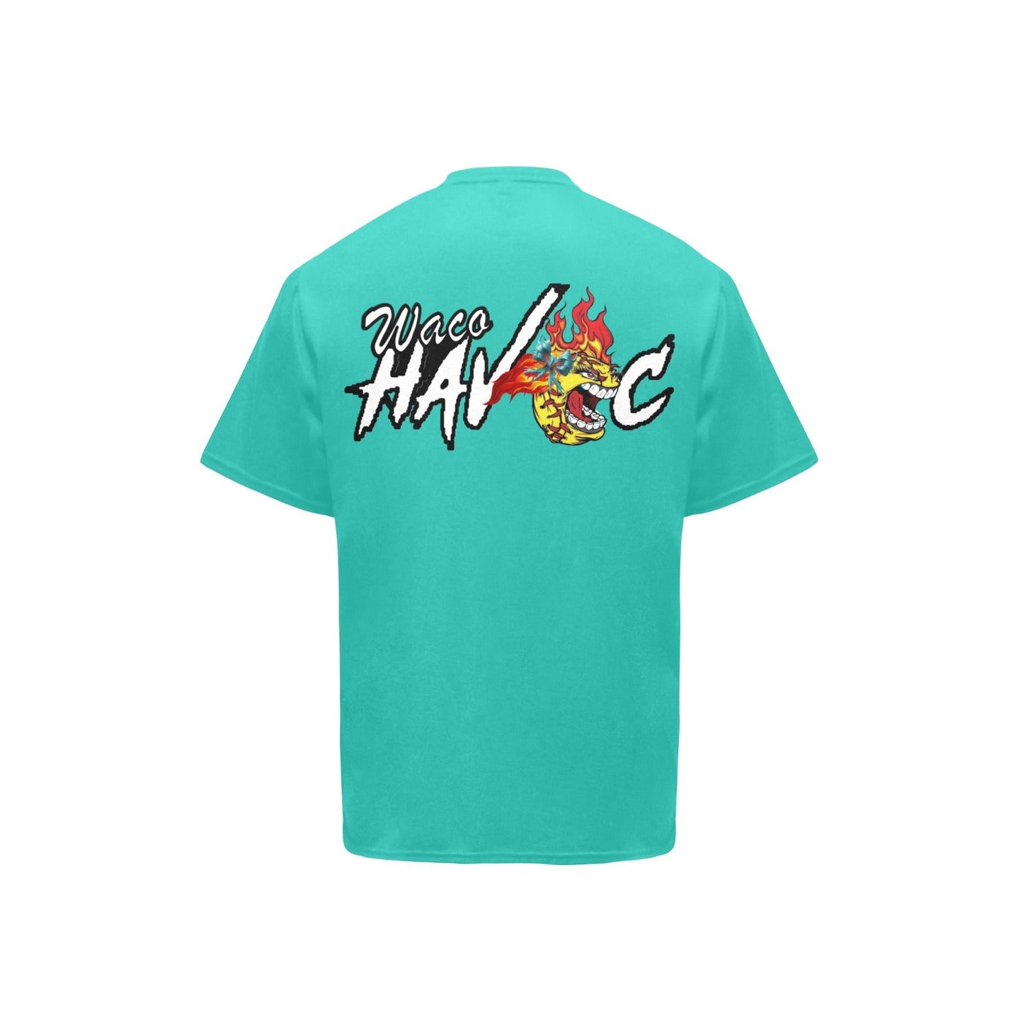 Waco Havoc 3 Button Dry Fit Coaches Shirt Blu