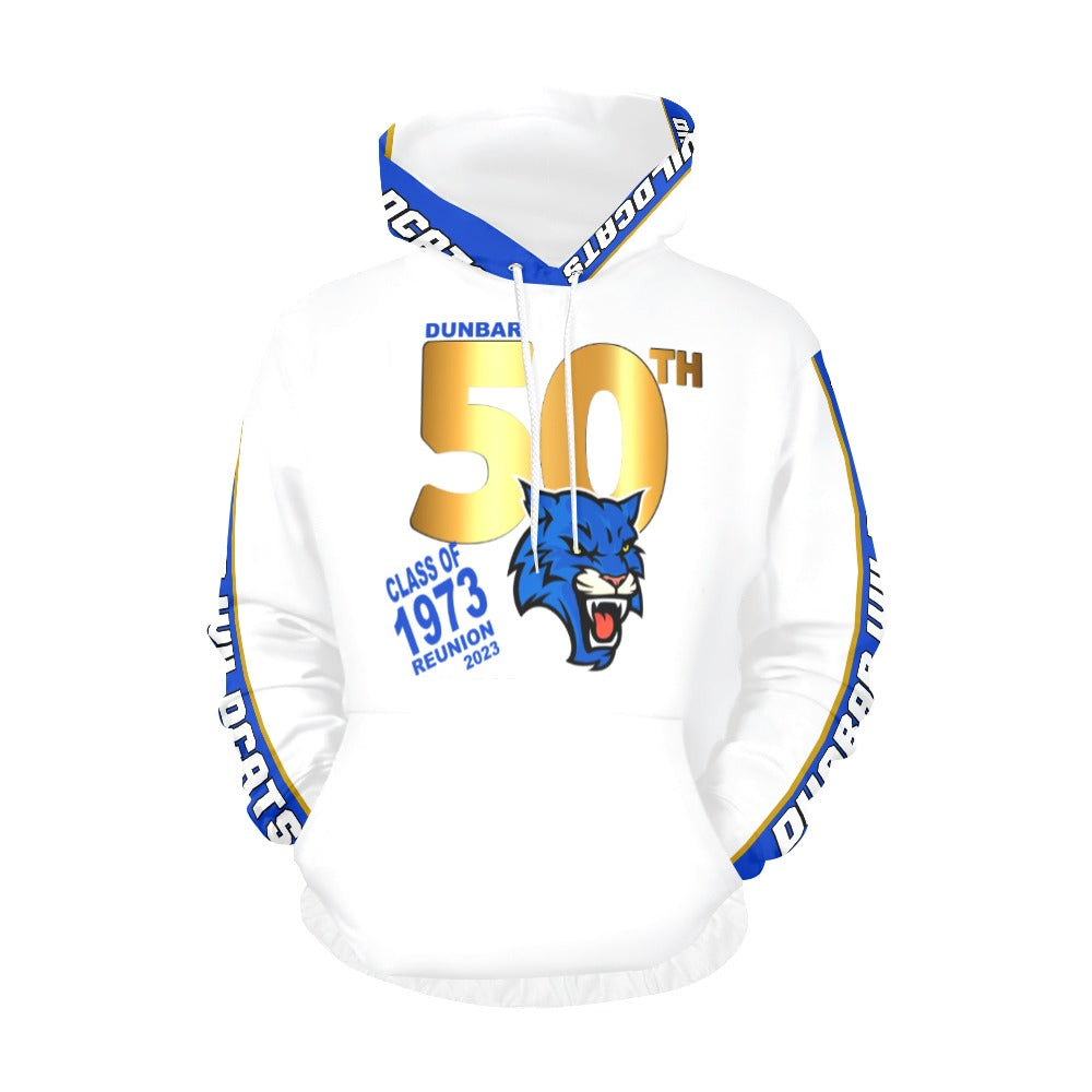 Dunbar Hoodie White and Gold