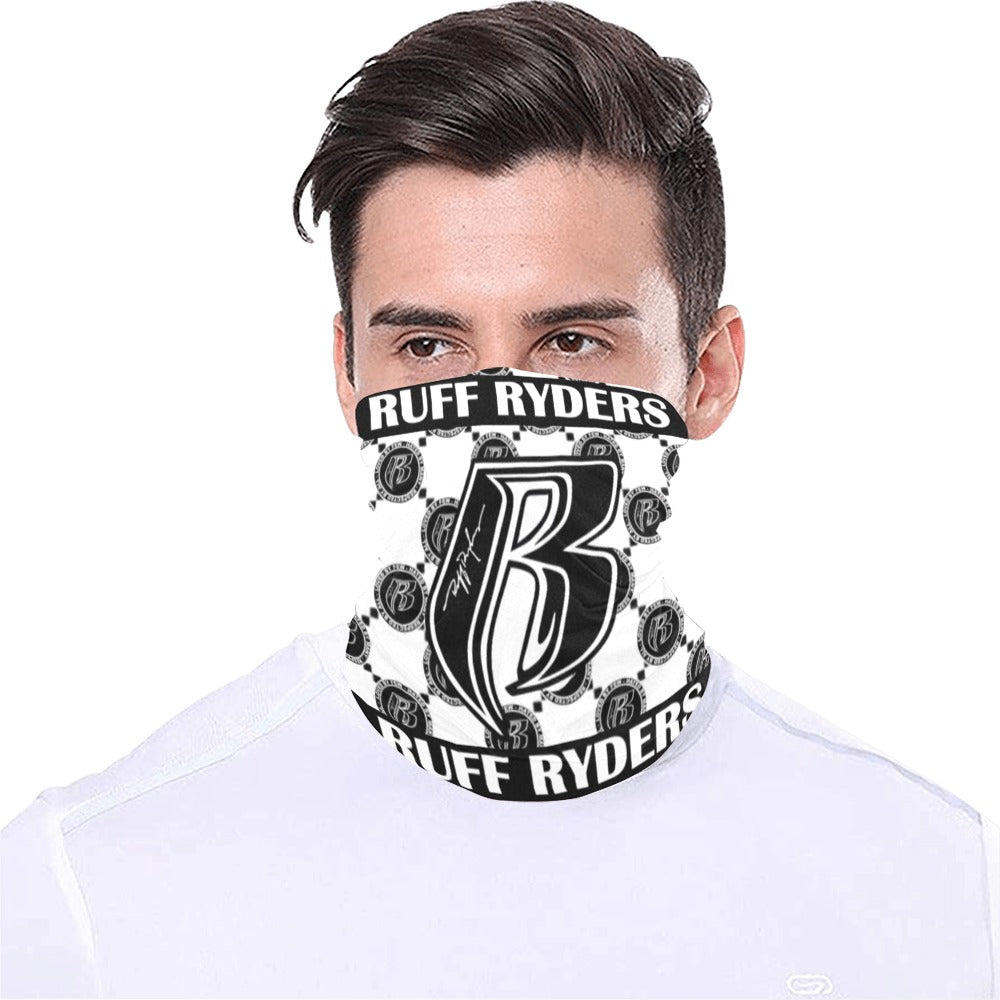 RR Gucci Inspired Multifunctional Bandana Blk/Wht