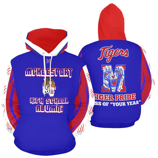 McKeesport High School Alumni Customizable Hoodie 3 - Add your graduation year.