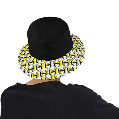 HYA Eagles Bucket Hat H Print Blk