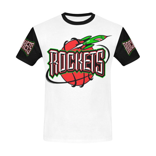 Rockets Tee Wht (Add Player's name and number)